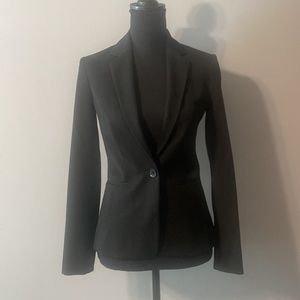 Fitted blazer modern style jacket Express Brand black blazer